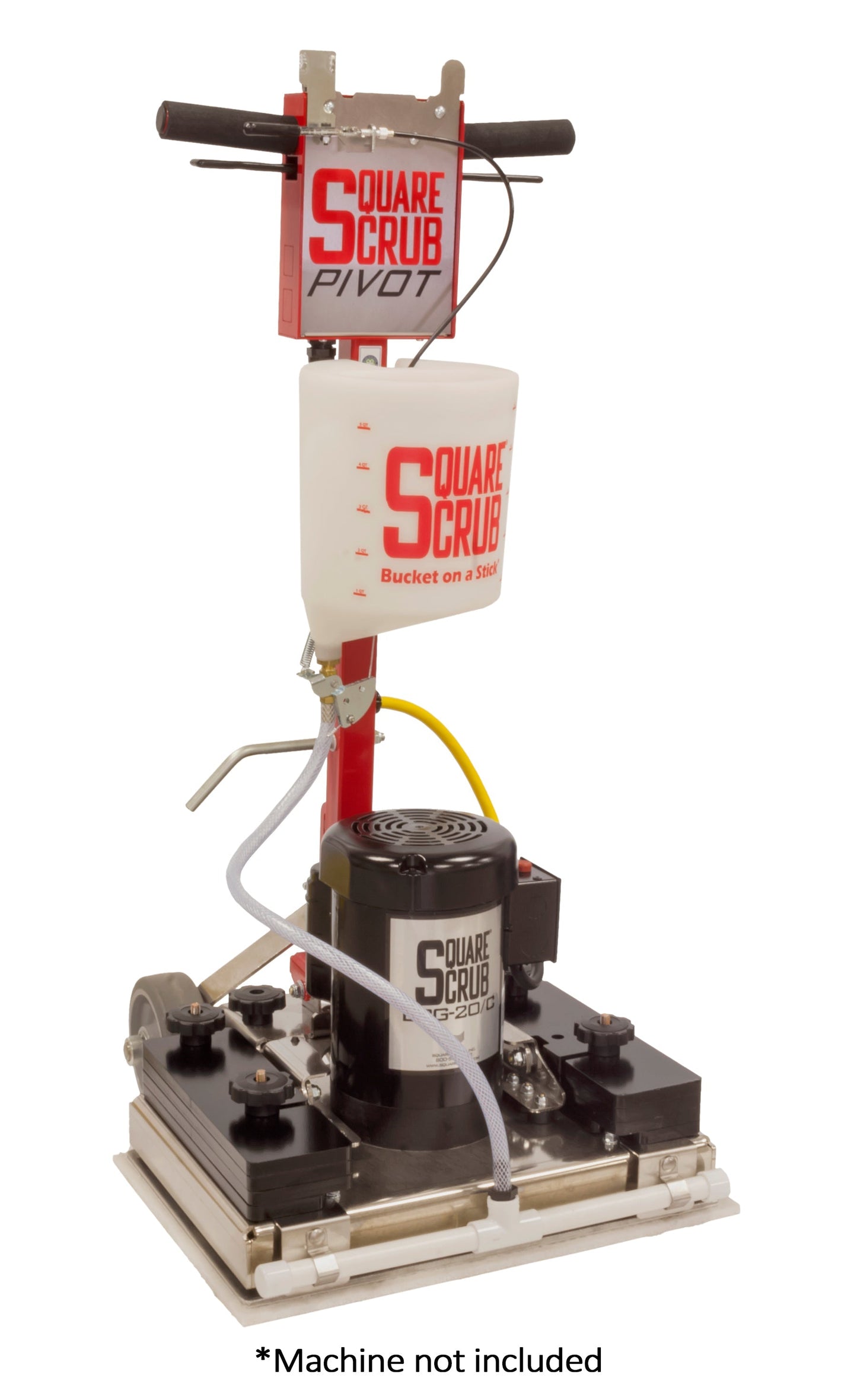 Square Scrub SOLUTION TANK FOR 28" MACHINES -  SS EBG-WTS28