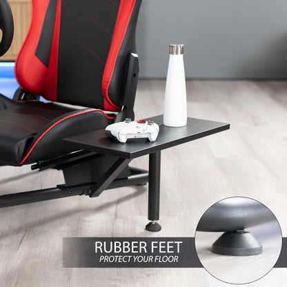 VIVO Racing Simulator Cockpit with TV Mount & Shelf Kit - 32” to 50” Screens - STAND-KIT-RACE1BS