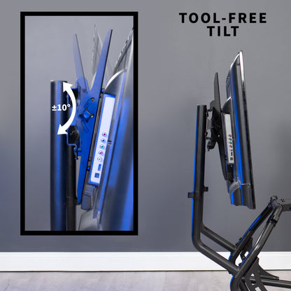VIVO Racing Simulator Cockpit with TV Mount - 32” to 50” Screens - STAND-KIT-RACE1B