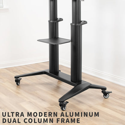 VIVO Aluminum TV Cart - 32” to 120” Screens - STAND-TV120B