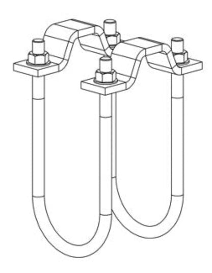 Spalding  Saddle/Pipe Clamps (6) - 301-047