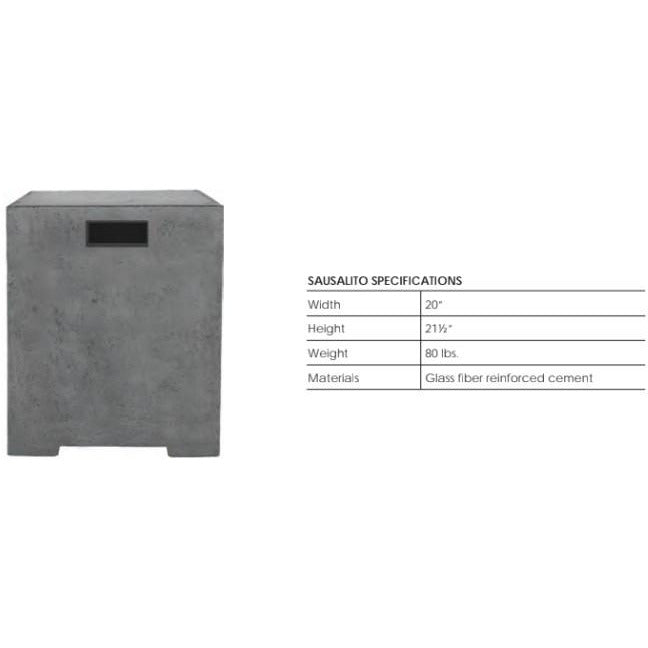 Sausalito Propane Enclosure Features