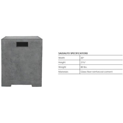 Sausalito Propane Enclosure Features