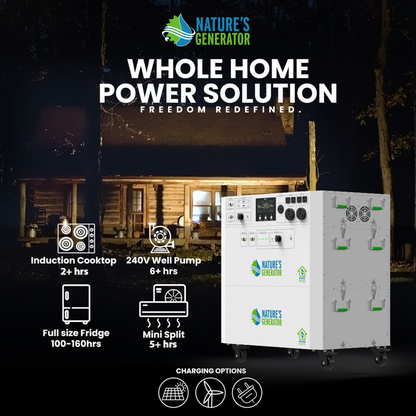 Nature's Generator  Gen 2 Whole Home Solar Generator - NGPHAU
