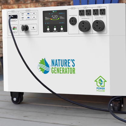 Nature's Generator  Gen 2 Solar Generator and Transfer Switch - NGPHAUP