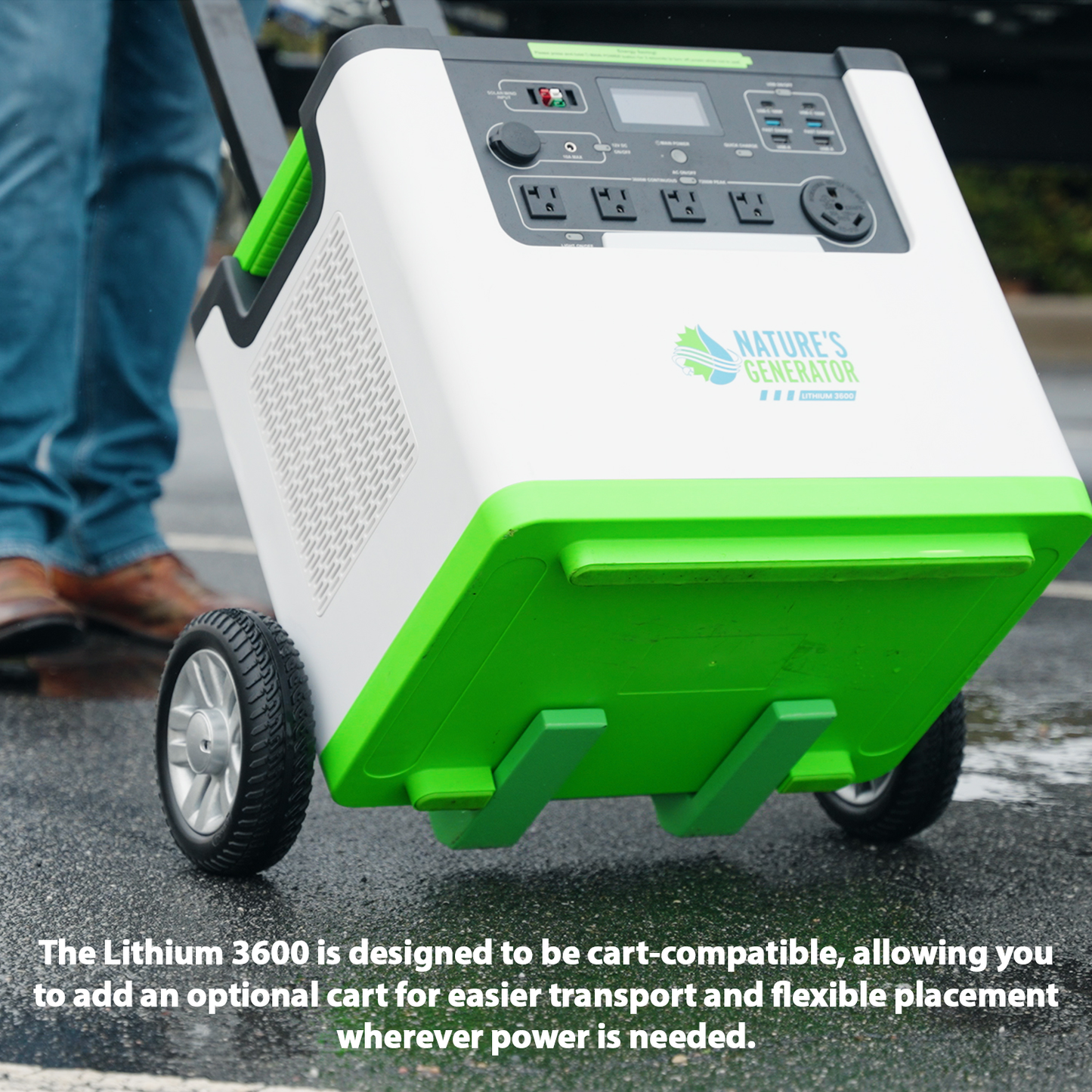 Nature's Generator Lithium 3600 Power Station - NGLGN36
