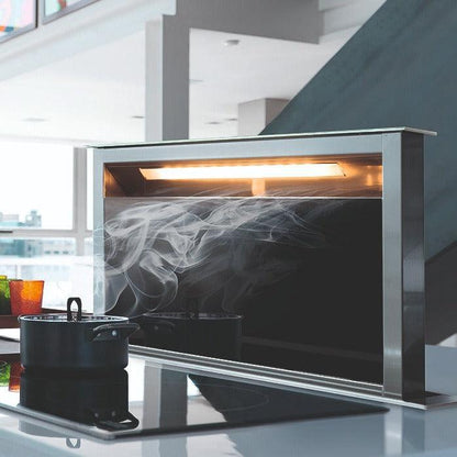 Faber Scirocco Lux Downdraft Range Hood with Size Options in Stainless Steel (SCLX)