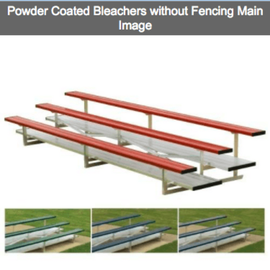 Bleacher 2-3 Row Powder Coated Aluminum - NB0215C
