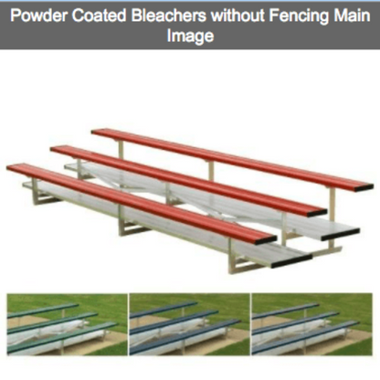 Bleacher 2-3 Row Powder Coated Aluminum - NB0215C