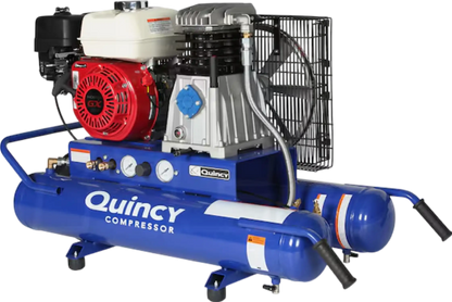 Quincy Air Compressor 5.5 HP 8 Gallon Single Stage Honda GX160 Engine New - 1129102812