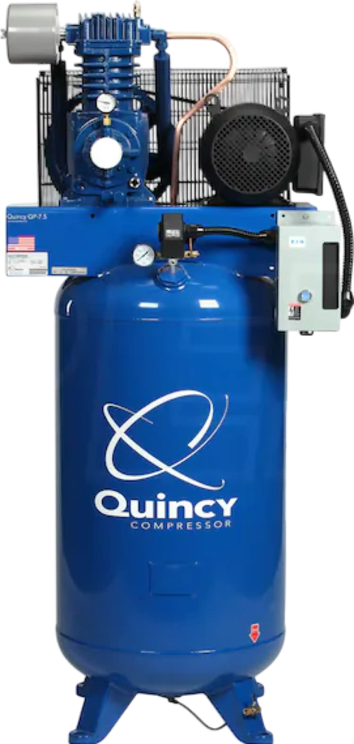 Quincy QP Pro Air Compressor 7.5 HP 80 Gallon Two Stage 1-Phase 230V New - 2020040746
