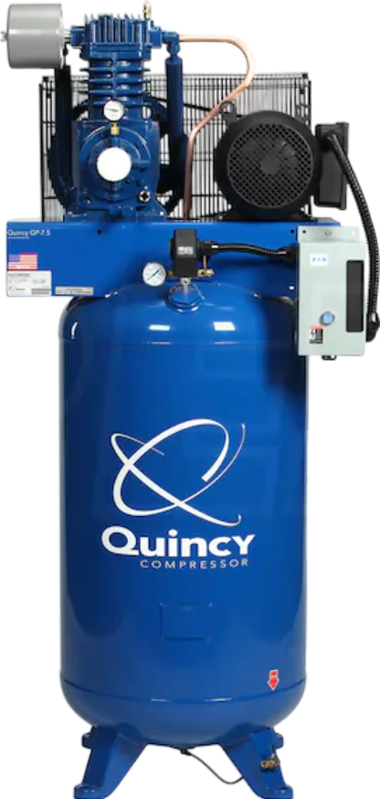 Quincy QP Pro Air Compressor 7.5 HP 80 Gallon Two Stage 1-Phase 230V New - 2020040746