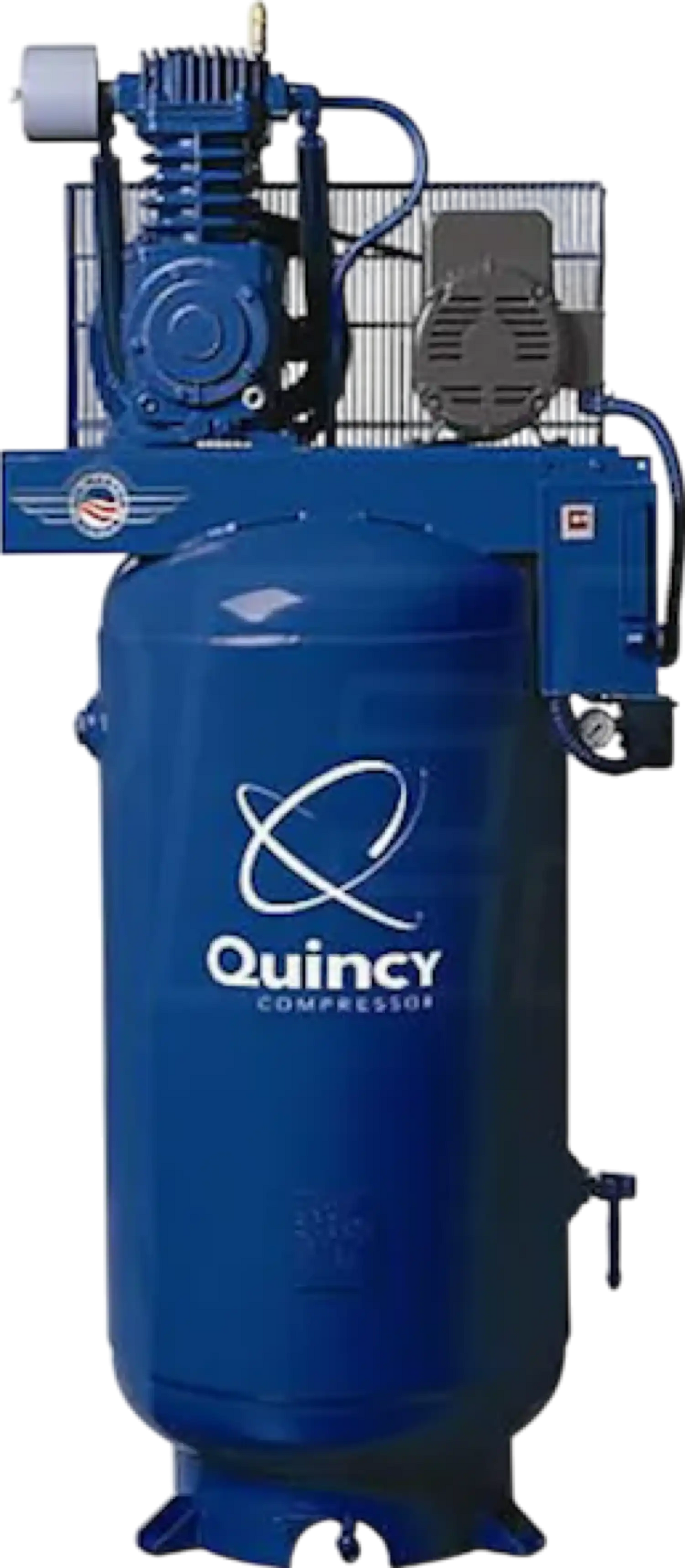 Quincy QT Pro Plus Air Compressor 7.5 HP 80 Gallon Two Stage 1-Phase 230V 471CS80VCBP New - 2020040721