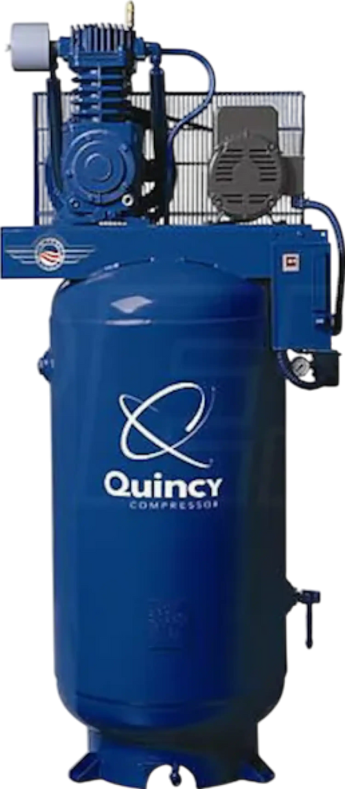 Quincy QT Pro Plus Air Compressor 7.5 HP 80 Gallon Two Stage 1-Phase 230V 471CS80VCBP New - 2020040721