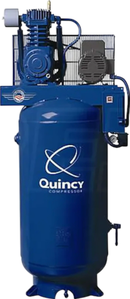 Quincy QT Pro Plus Air Compressor 7.5 HP 80 Gallon Two Stage 1-Phase 230V 471CS80VCBP New - 2020040721