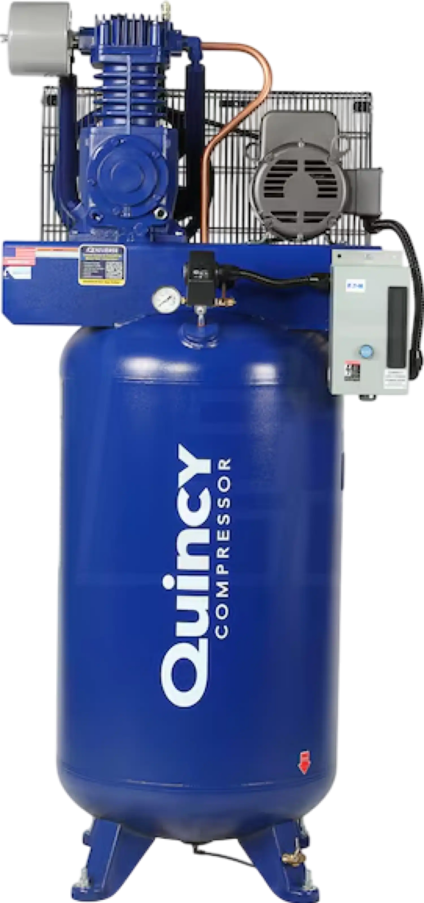 Quincy QT Pro Plus Air Compressor 5 HP 80 Gallon Two Stage 1-Phase 230V 451CS80VCBP New - 2020040706