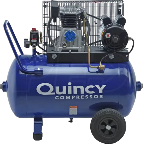Quincy SS Air Compressor 2 HP 24 Gallon Single Stage 1-Phase 115V New - 1129740226