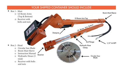 LimbSaw Hydraulic Circular Saw - Standard Boom
