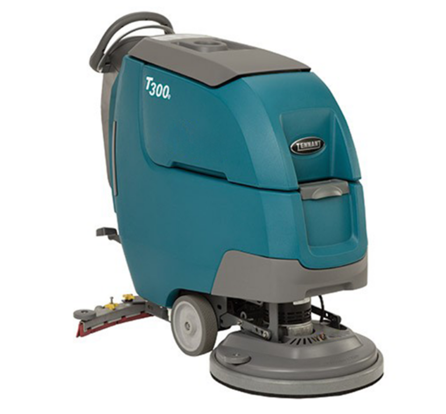 Square Scrub TENNANT , WALK BEHIND FLOOR SCRUBBER, 20", 11 GALLON, BATTERY, PAD ASSIST - T300E
