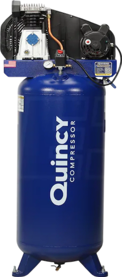 Quincy Air Compressor 3.5 HP 60 Gallon Single Stage 1-Phase 230V New - 2021116664