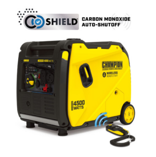 Aurora Generators Champion 4500 Watt Inverter w/REMOTE Electric Start w/ParaLINK - PowerGen USA - 201324