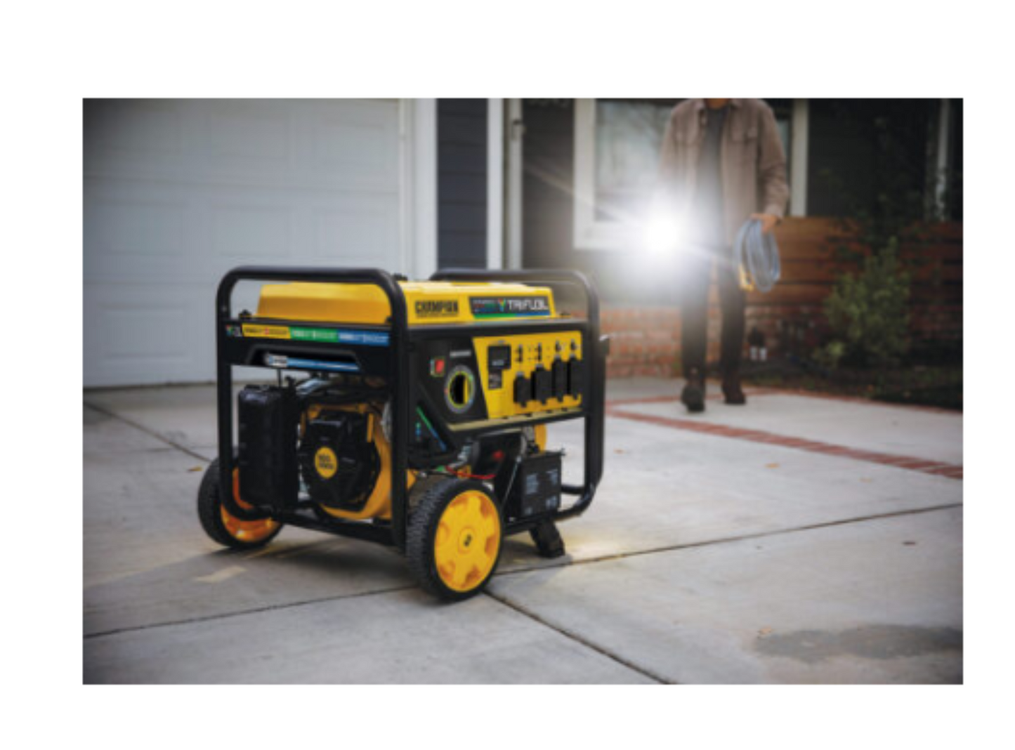 Aurora Generators  Champion 9200 Watt TRI FUEL w/Electric Start - PowerGen USA - 201438