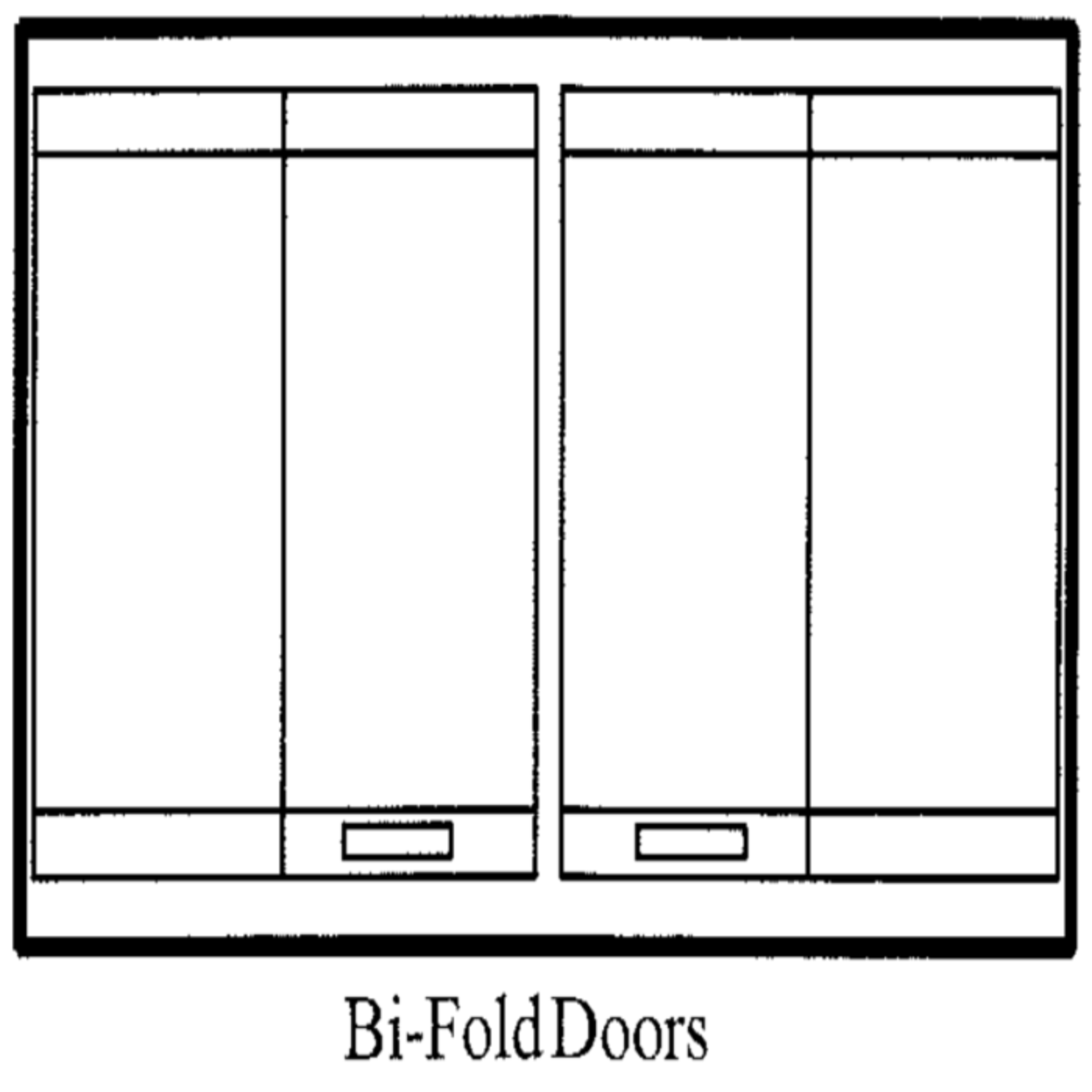Empire Bi-Fold Doors for Empire Blackburn 54" Wood Burning Firebox - BDW54BL