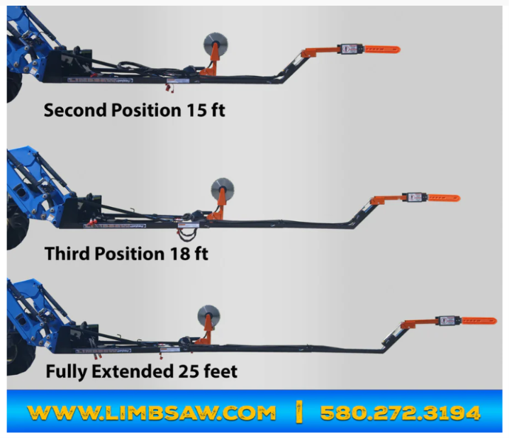 Extension Boom with LS8 Chainsaw & LSC Circular Saw