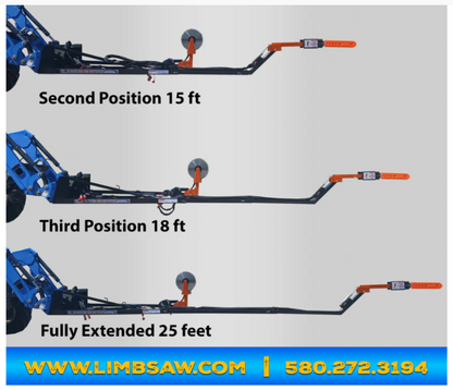 Extension Boom with LS8 Chainsaw & LSC Circular Saw