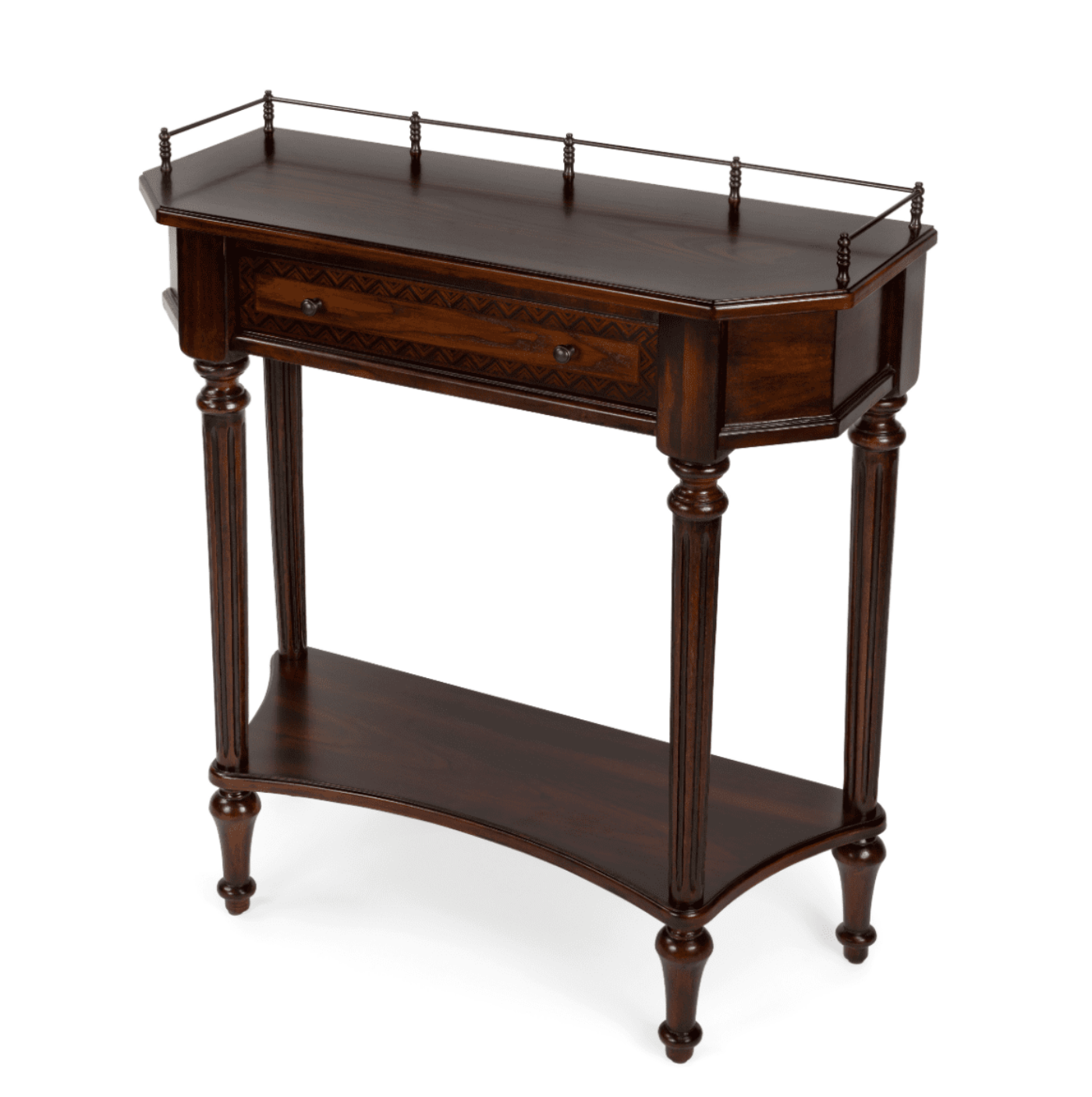 Butler Specialty Company Charleston One Drawer Console Table, Dark Brown  - 883024