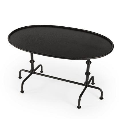 Butler Specialty Company Kira Metal Coffee Table, Silver  - 1224025