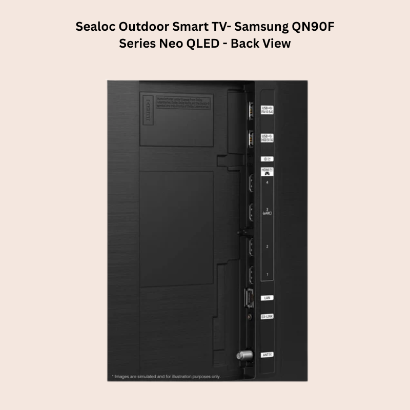Sealoc Outdoor Smart TV- Samsung QN90F Series Neo QLED 4K UHD Vision AI