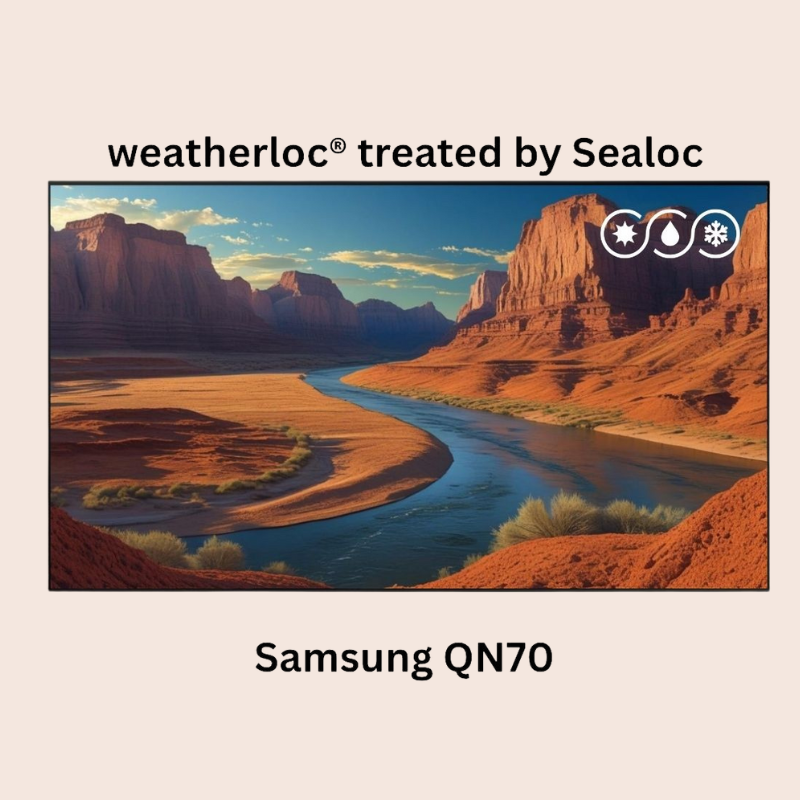 Sealoc Outdoor Smart TV- Samsung QN70F Series Neo QLED 4K UHD Vision AI