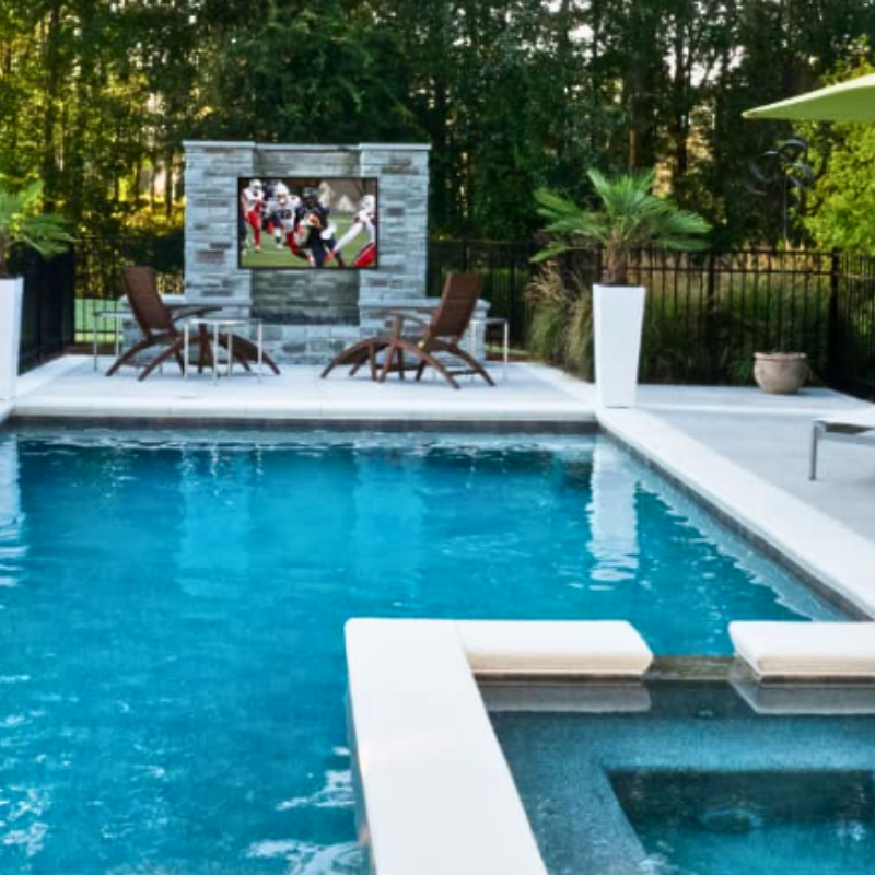 Sealoc Outdoor Smart TV- LG QNED85 evo AI 4K