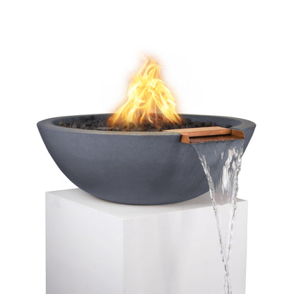 Sedona Concrete Fire & Water Bowl Gray