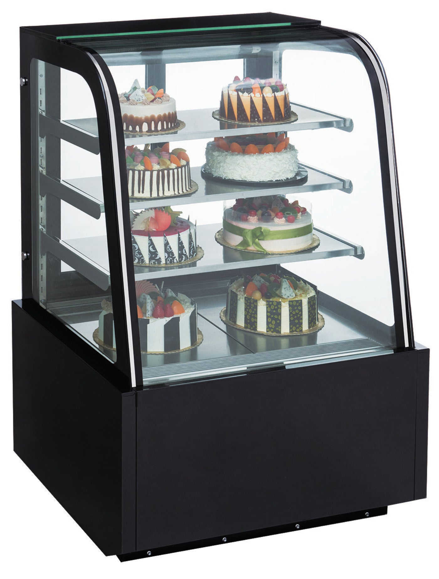 Chef AAA - , 72" Curved Glass Bakery Case - TDM72R-CB