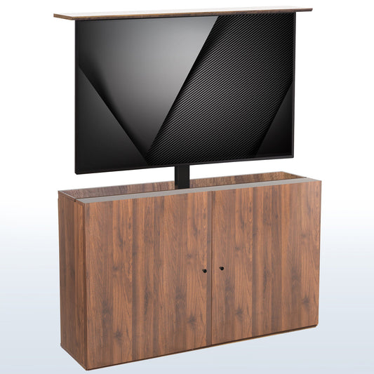 VIVO TV Lift Cabinet with Motorized Stand - 32" to 65" Screens - CASE-KIT-EUP1WN