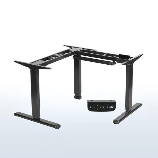VIVO Electric Multi Motor Corner  Frame with Touch Screen Memory Controller - DESK-V133E