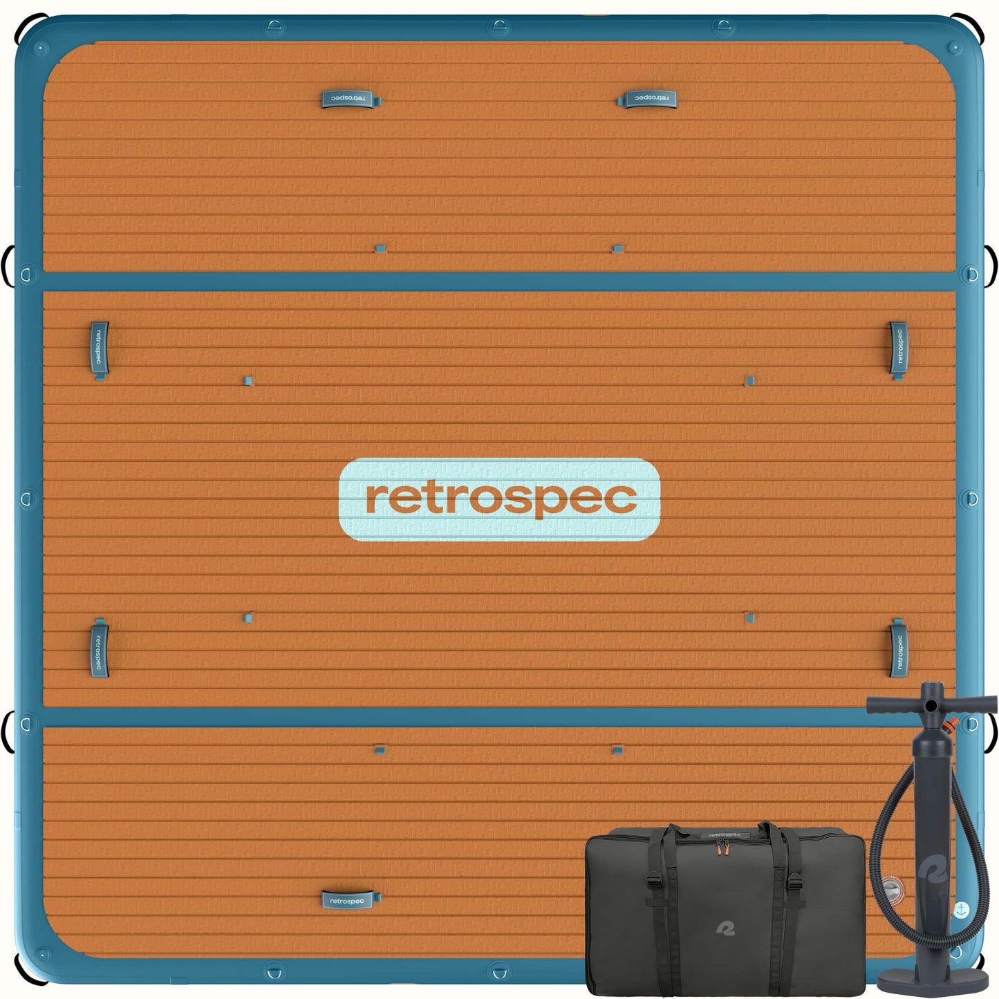 Retrospec Siesta Dock XL Inflatable Platform 10' - 6304