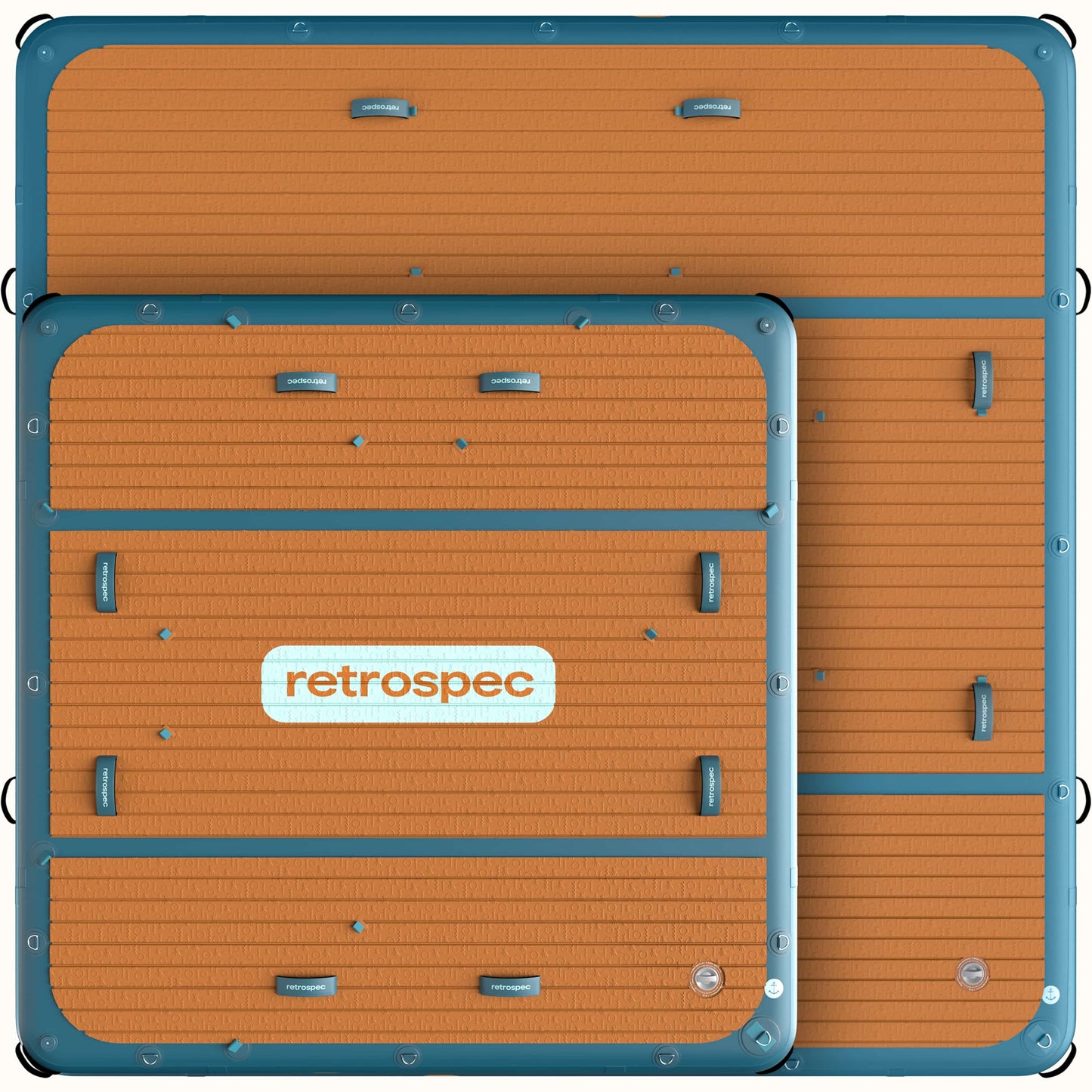 Retrospec Siesta Dock XL Inflatable Platform 10' - 6304