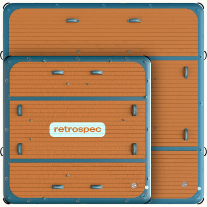 Retrospec Siesta Dock XL Inflatable Platform 10' - 6304