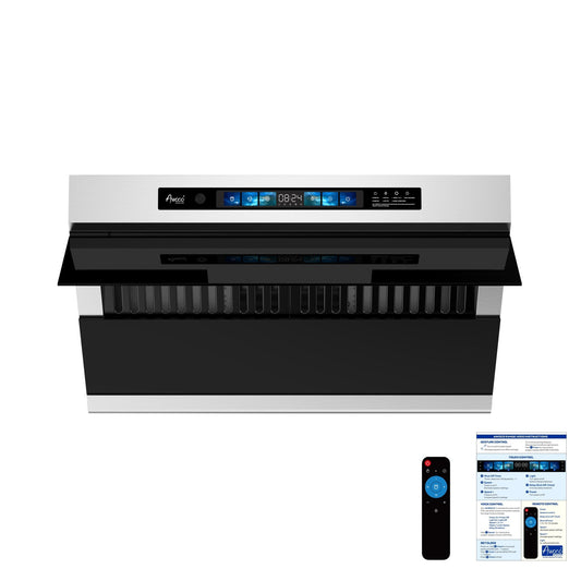 AWOCO RH-SX Under Cabinet Slant Vent Range Hood Voice Gesture Controls - RH-SX30