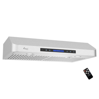 AWOCO  RH-SP08-T Quiet Split Range Hood - 8 inch Round Top Vent - 1000CFM - RH-SP08-T30