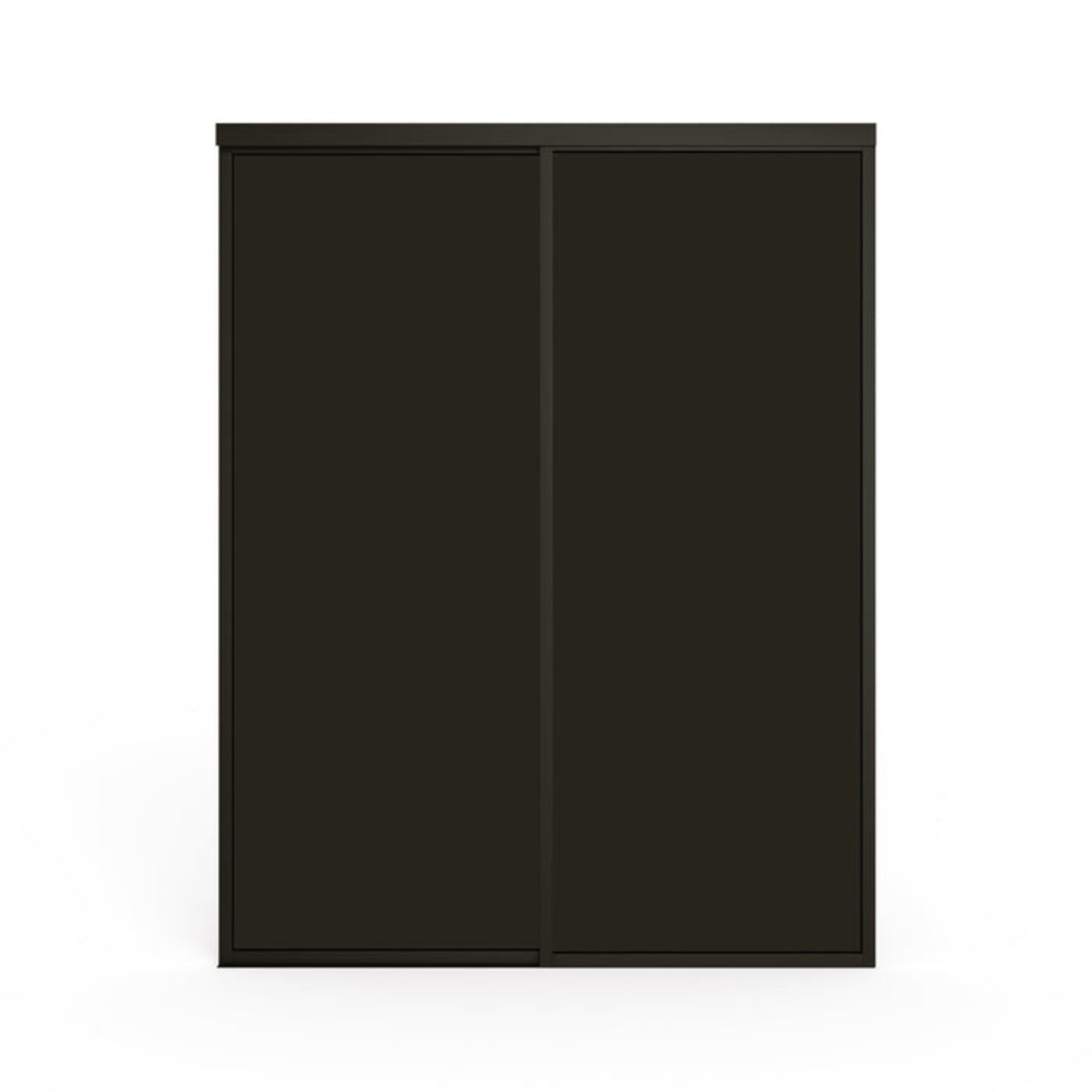 Doors22 60x96 Glass Sliding Room Divider Smoked Clear 2 panels - RDB60x96smokedclear