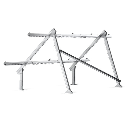 Rich Solar Solar Ground Mount | Fit MEGA 200/MEGA 220/MEGA 250 | Adjustable, Easy-to-Install Brackets for 1-4 Panels - RS-GM02