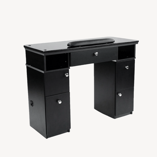 Mayakoba SONOMA II Manicure Table In Modern Black -  JAT-NTBL-3110-KIT