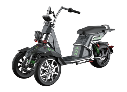 4000w Three Wheeled Motorcyle  E-Trike 50Ah Li-Battery SoverSky T100