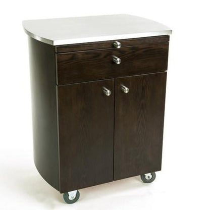 Touch America Timbale Rolling Service Rolling Cart - Wenge  - 41045