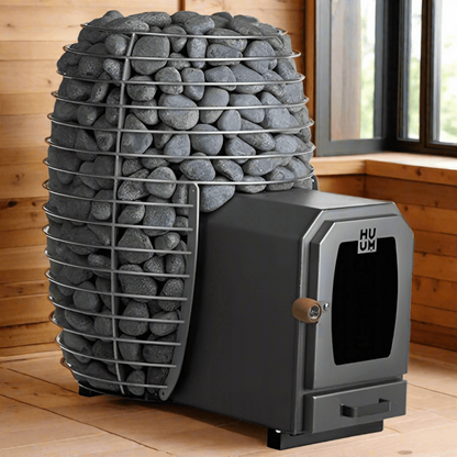 Harvia HUUM Hive Wood 17kW LS Wood-Burning Sauna Stove with Firebox - H1010012