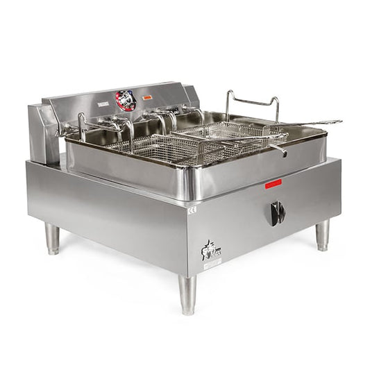 Star 8E-530FF 208/240V Star-Max Countertop Electric Fryer 30 lb. oil -  8E-530FF-240V